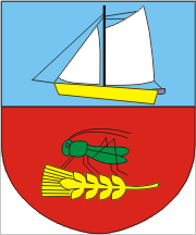 [Ustka rural district Coat of Arms]